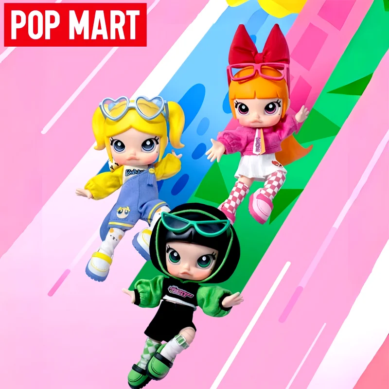 

В наличии: POP MART Molly X The Powerpuff Girls Series — Аниме-фигурки, модные игрушки BJD, коллекционные фигурки в закрытых коробках, подарок-сюрприз