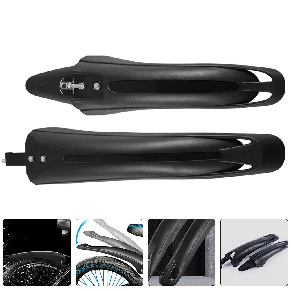 

1Set Sturdy Bike Mudguard ABS Material Practical Splashproof Rear Fender for All Common Bicycles Bike Bicycle Mudflaps
