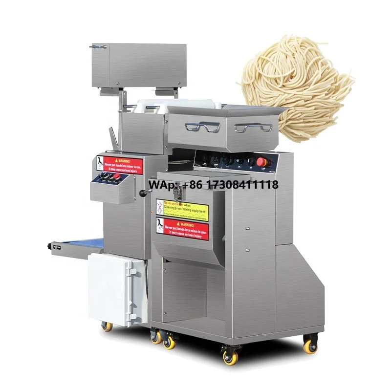 High Efficiency 80Kg/H Ramen Making Machine Soba Press Multifunctional Semi Auto Noodle Machine