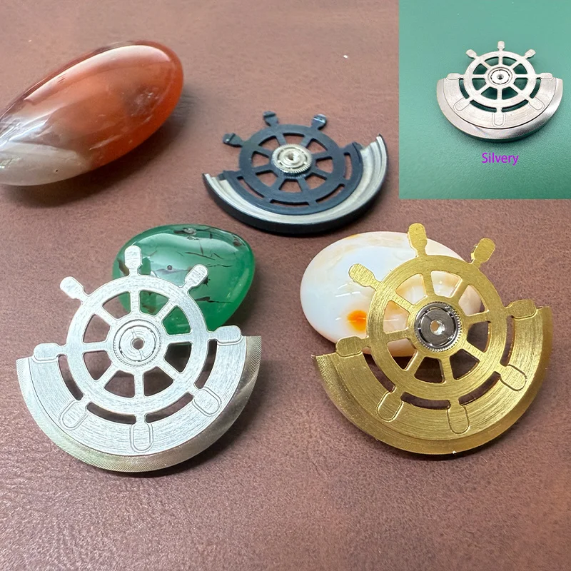 Nh35 martelo automático rotor peso oscilante se encaixa nh34 nh35 nh36 nh38 nh39 4r35 6r 7s movimento relógio mecânico peças de reparo