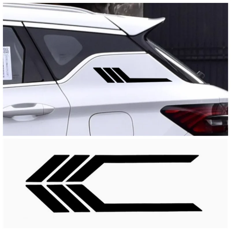 For GEELY Coolray Cool Binray Cool 2022 2023 Exterior Accessories Rear Window Louvers Car Wing Sticker Cover Trim