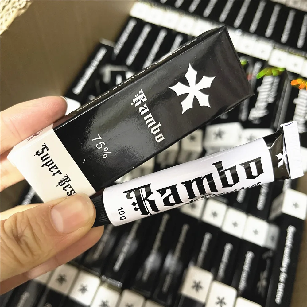 كريم الوشم الأول 5% رامبو لثقب المكياج الدائم Microblading Eyebrow Lip 10G #2