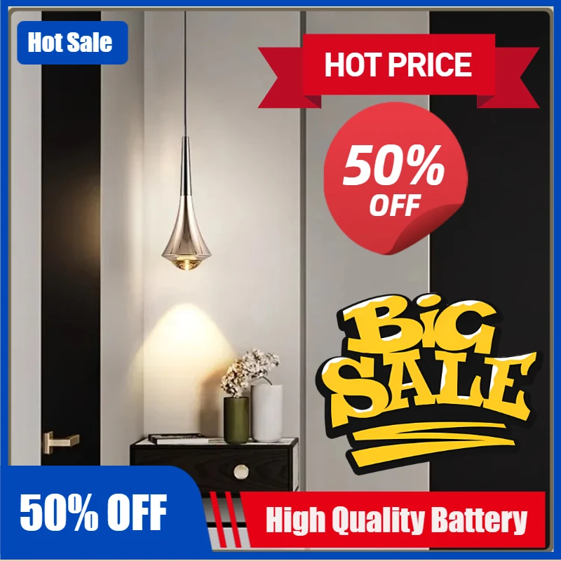 

Minimalist Bedroom Bedside Lamp Creative Pendant Light Study Dining Room Living Room Bar Counter Adjustable Small Pendant Light