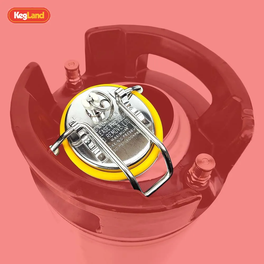 KegLand Corny Keg Lid for 19L/ 9.5L Kegs (include PRV & Silicon O-ring) Commercial Craft Brewing