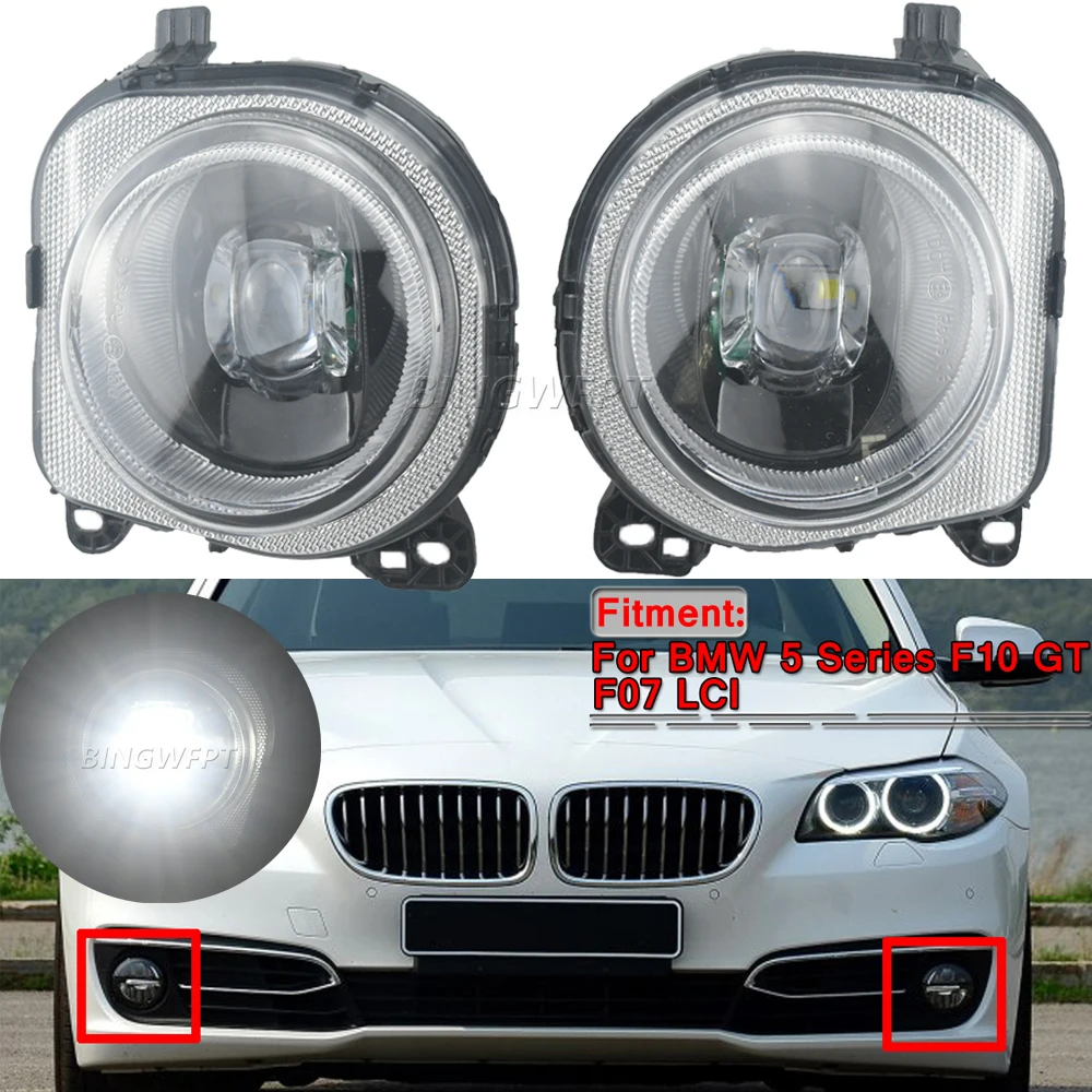 

NEW LED Daytime Running Lights Fog Lamp Left or Right 63177311293 63177311294 for BMW 5 Series F07 F10 F11 LCI 528i 535i 550i