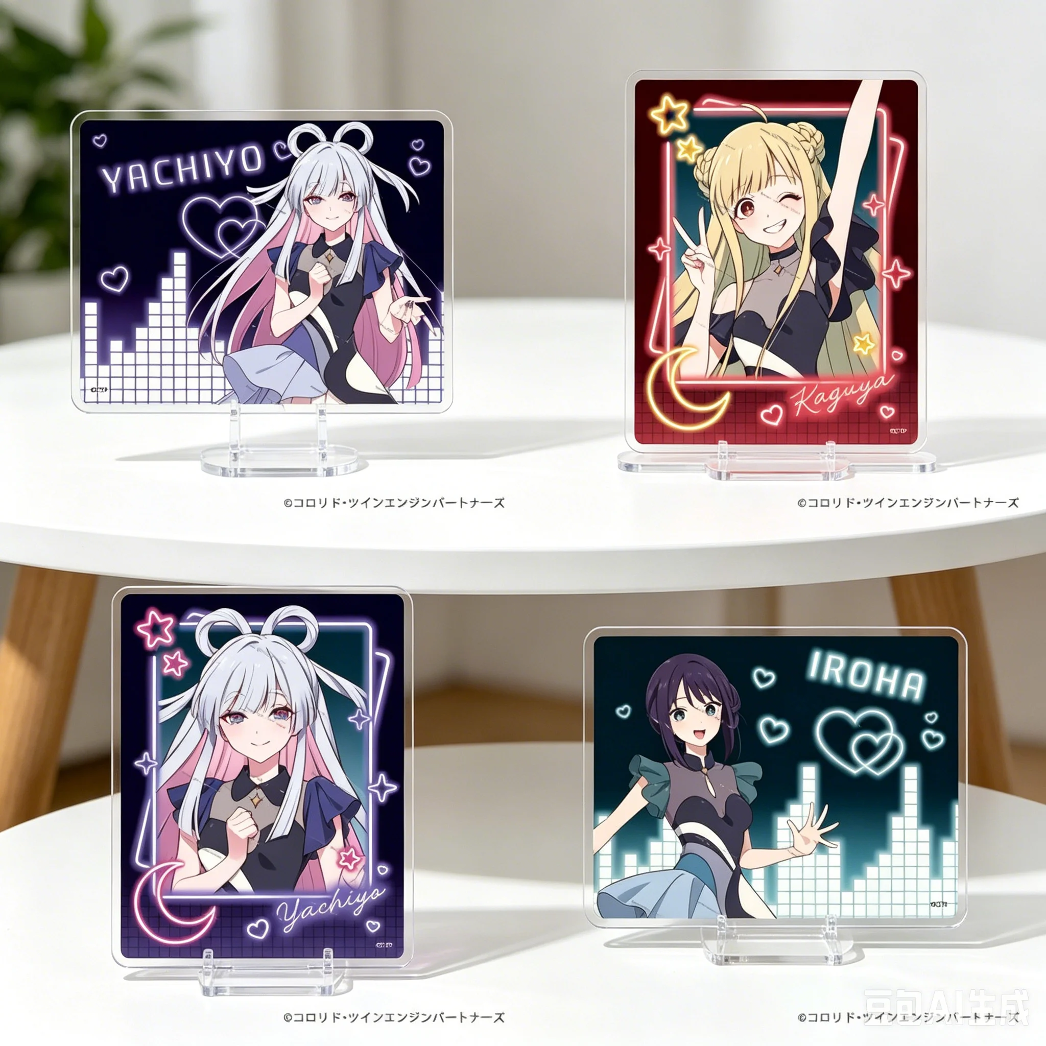 

15cm Anime Cosmic Princess Kaguya Acrylic Stand Modle Desktop Decoration Game Collectible Ornament Gift For Fans Keychain