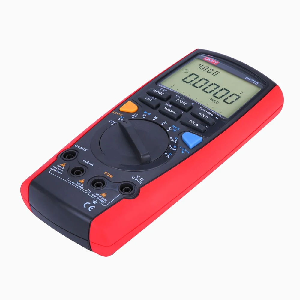 UNI-T UT71E Smart Multimeter Intelligent True RMS Digital Volt Amp Ohm Capacitance Meter Thermometer USB Interface PC Software