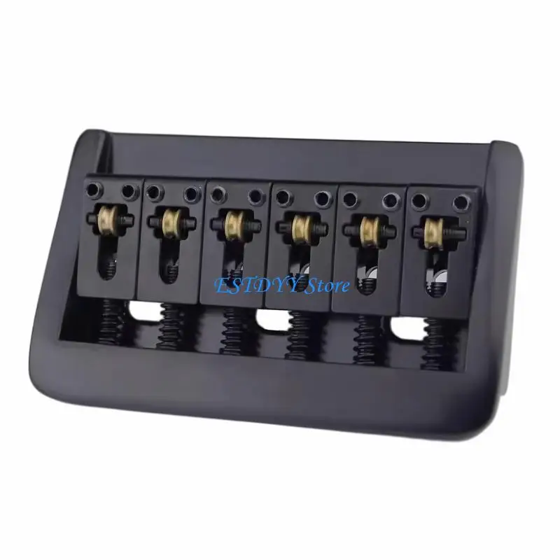 G6DE Guitar Bridge with Copper Fixed Saddles and Zinc Block Replacement Part