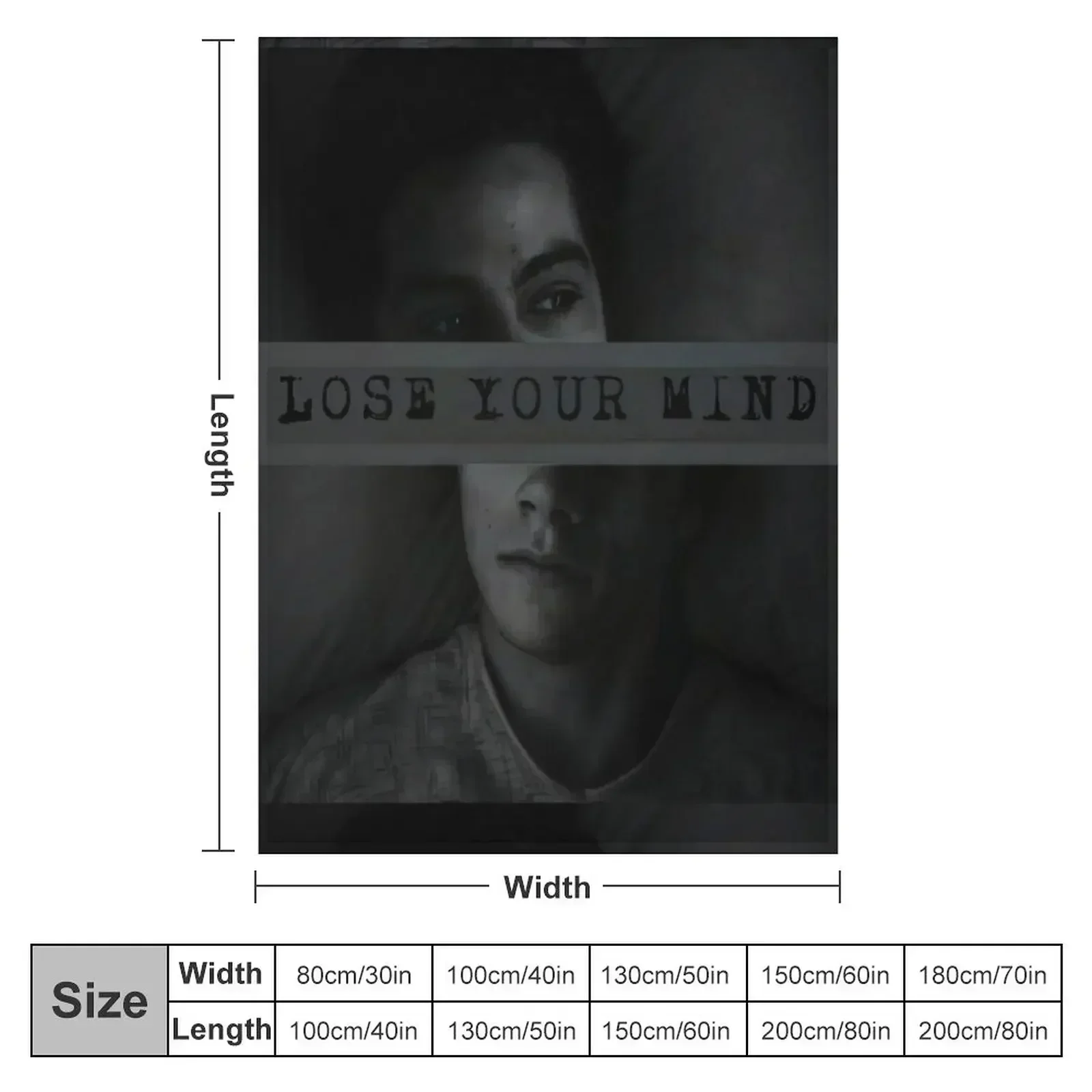 Void Stiles - Lose Your Mind Throw Blanket Nap Sofas Blankets