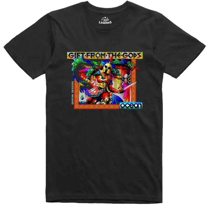 Cadeau de La God's T Shirt Chargeur Rétro 8 Bit Licence Officielle Spectre 48k