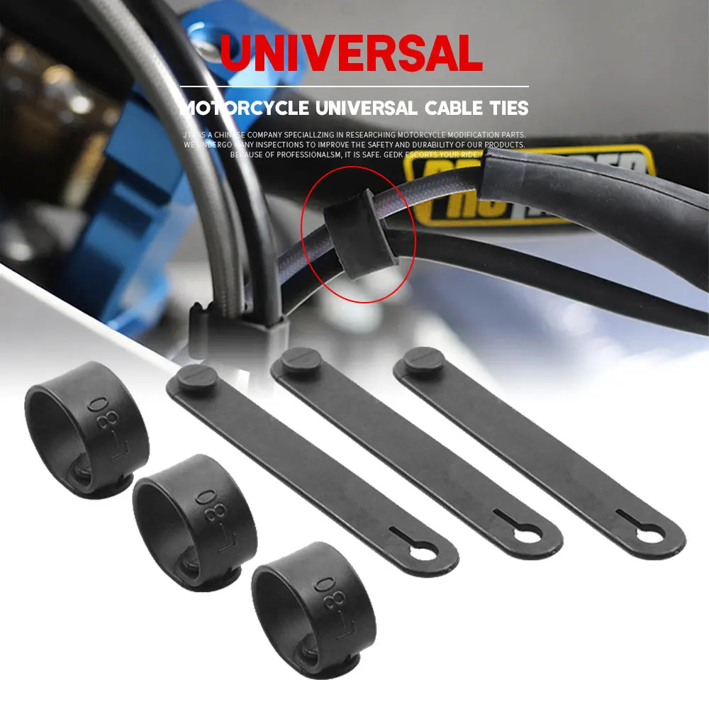 

Silicone Stretch For YAMAHA TRACER 7 GT TRACER 9 GT UNIVERSAL Motorcycle Cable Securing Ties Motorcycle Accessories