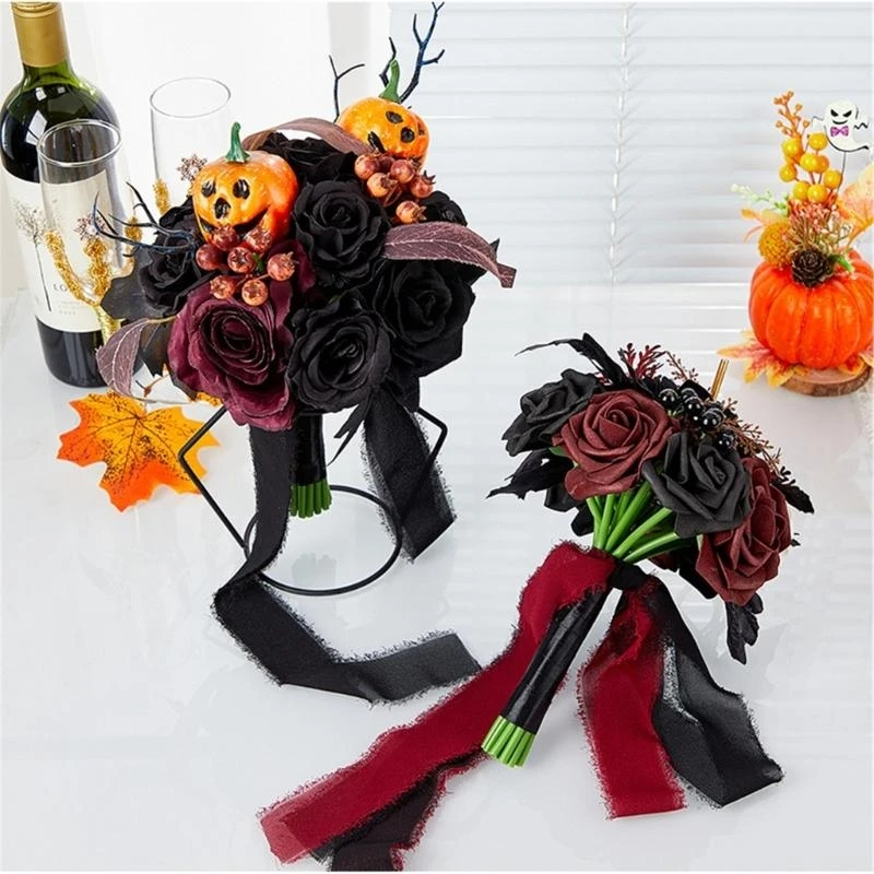 Artificial Flower for Bridal Bridesmaids, Wedding Decorations, Ceremony 15UB