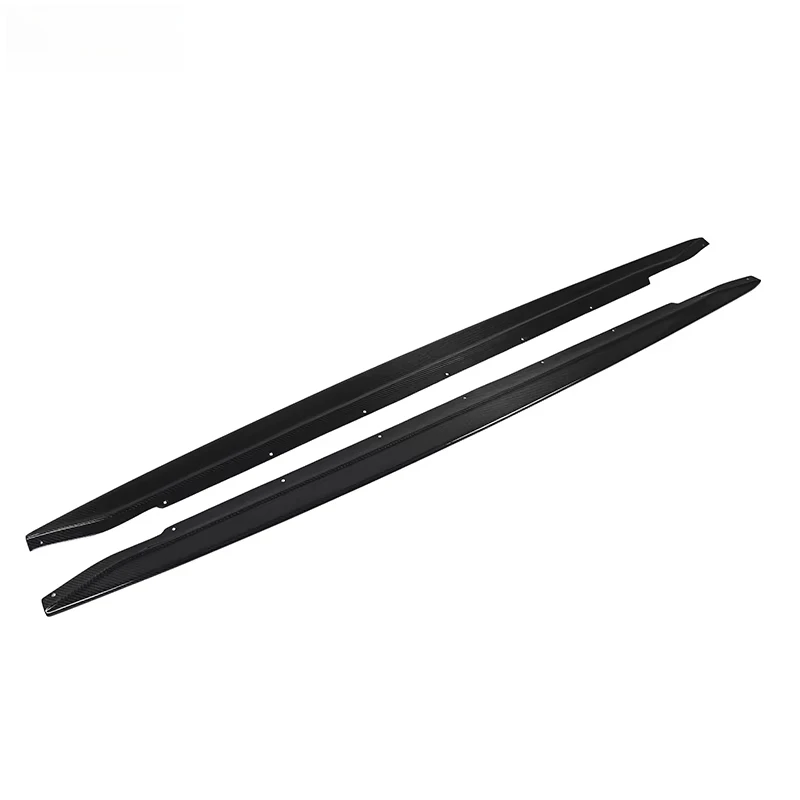 R44 Style Side Skirt Dry Carbon Fiber Extended Side Skirt  for M3 M4 G80 G82 2021+