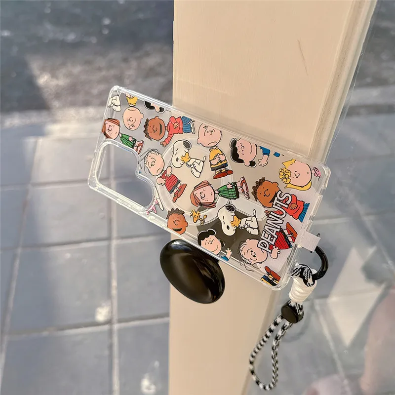 سنوبي النظارات الشمسية الحال بالنسبة لسامسونج غالاكسي S23 S24 S25 الترا زائد FE A A15 A35 A55 A16 A26 A36 A56 Magsafe المغناطيسي غطاء