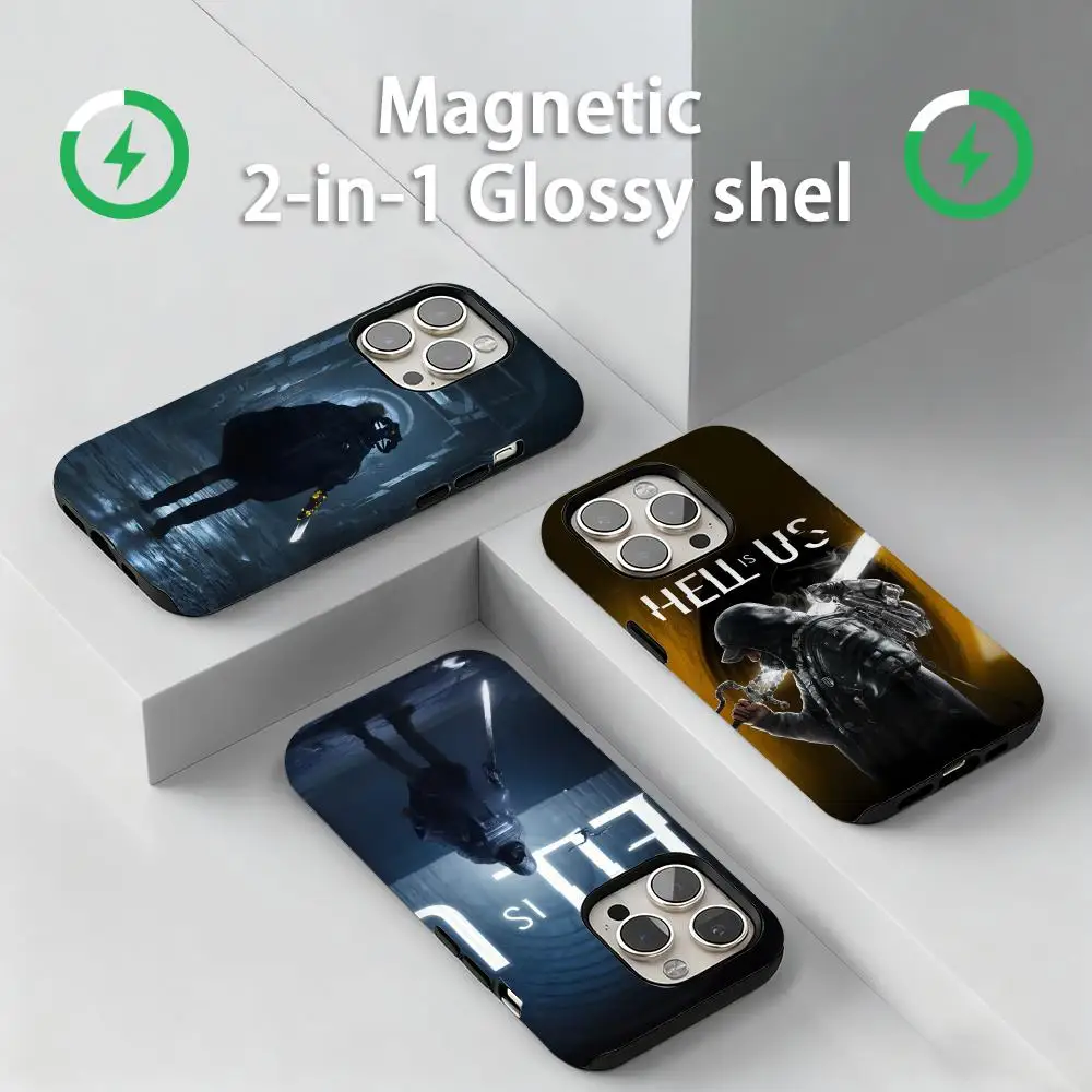 ГОРЯЧАЯ ИГРА Hell Is Us Чехол для телефона Магнитный глянцевый корпус 2 в 1 для iPhone 17 16e 16 15 14 13 12 11Pro Max Plus ГОРЯЧАЯ ИГРА Hell Is Us Чехол для телефона Магнитный глянцевый корпус 2 в 1 для iPhone 17 16e 16 15 14 13 12 11Pro Max Plus