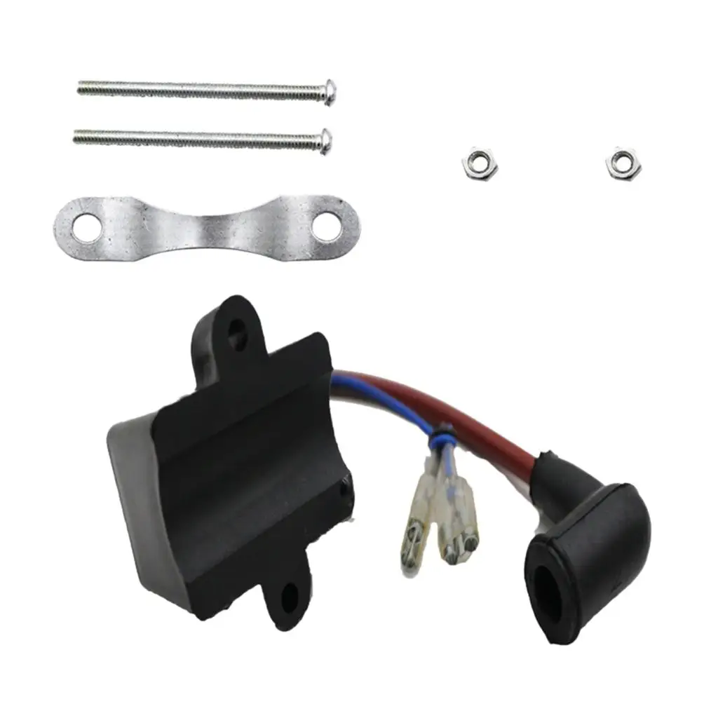 Magneto Stator Ignition Coil Rubber Quality Spark Plug Set for Electric Bike Compatible Upgrade