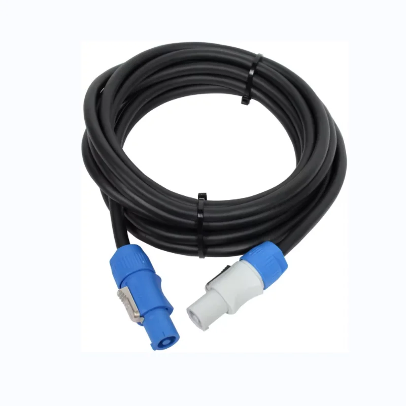 Blue in/White out PowerCON Extension Cable High Quality Black 3 core Power Connect Cable Stage light LED light Event Show