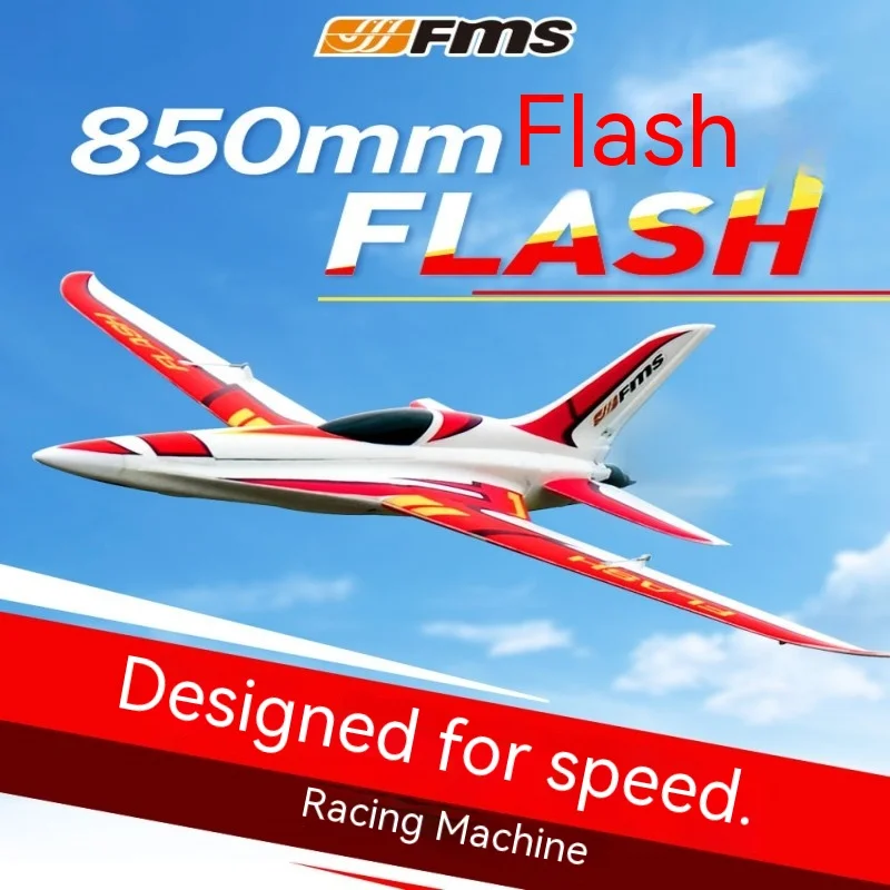 

Pnp Version Xt60 850mm Flash Racing Aircraft Back Push Electric Hand Throw Fixed Wing Remote Control Model Outdoor Flight Fms