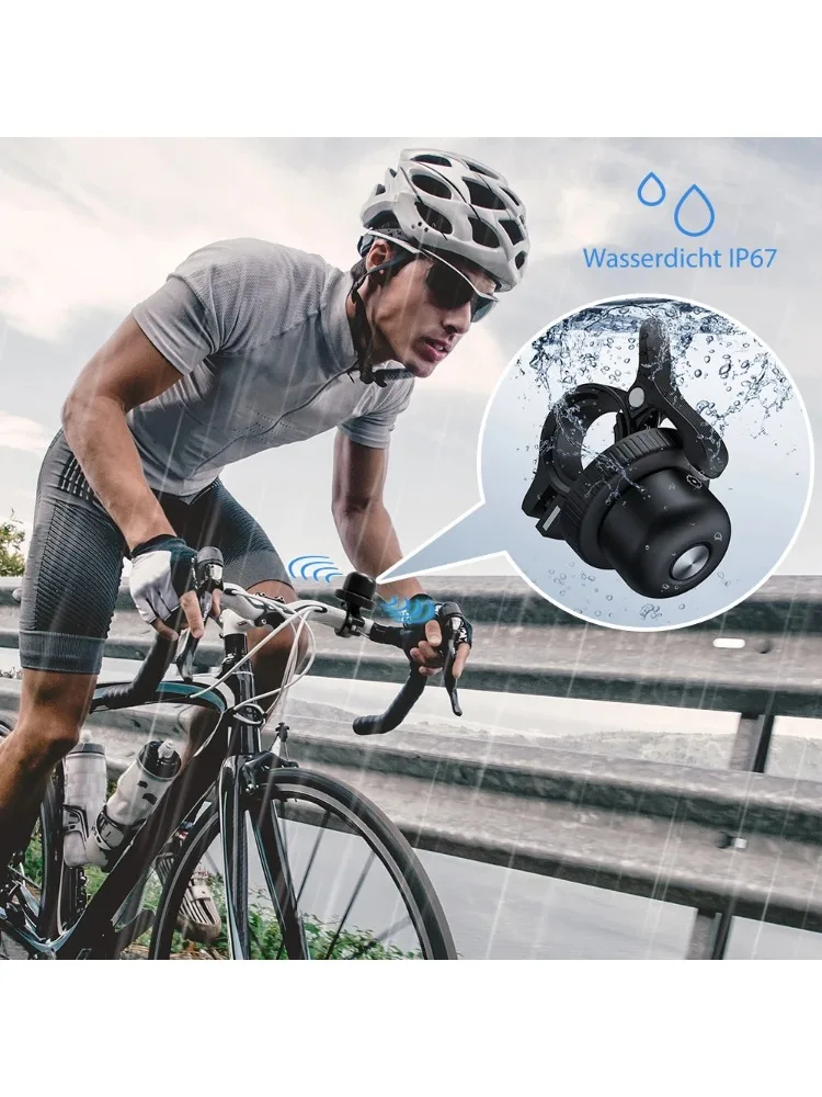 AliExpress leapii Safe Anti Theft Bicycle Bell Built-in Android Tag Bike Ring Bike Accessories for 22mm Bike Handle Work with Google Find My App