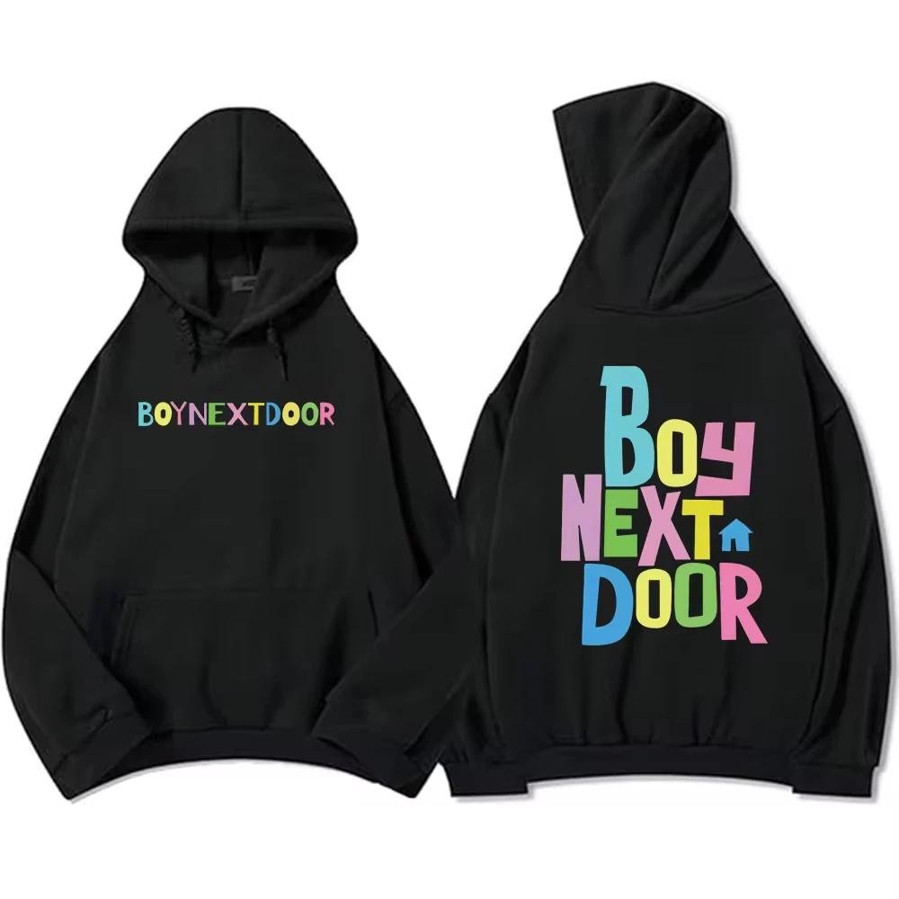 

Men_Women Clothing BOYNEXTDOOR Band Fleece Hoodies Sudaderas Long Sleeve Casual Hooded Pullovers Sweatshirt Korean Style Moletom
