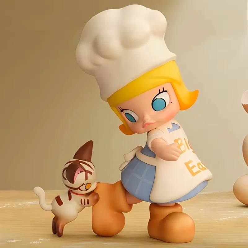 Genuine Molly Baking Time Carb Lover Series Blind Box Molly Breadhead Figurine Doll Mystery Collection Decoration Pvc Toy Gifts