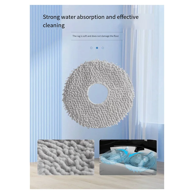 B06B-Suitable For Ecovacs X5 PRO Sweeping Robot Accessories Mop Dust Bag Mop Consumables Side Roller Brush Filter Elements