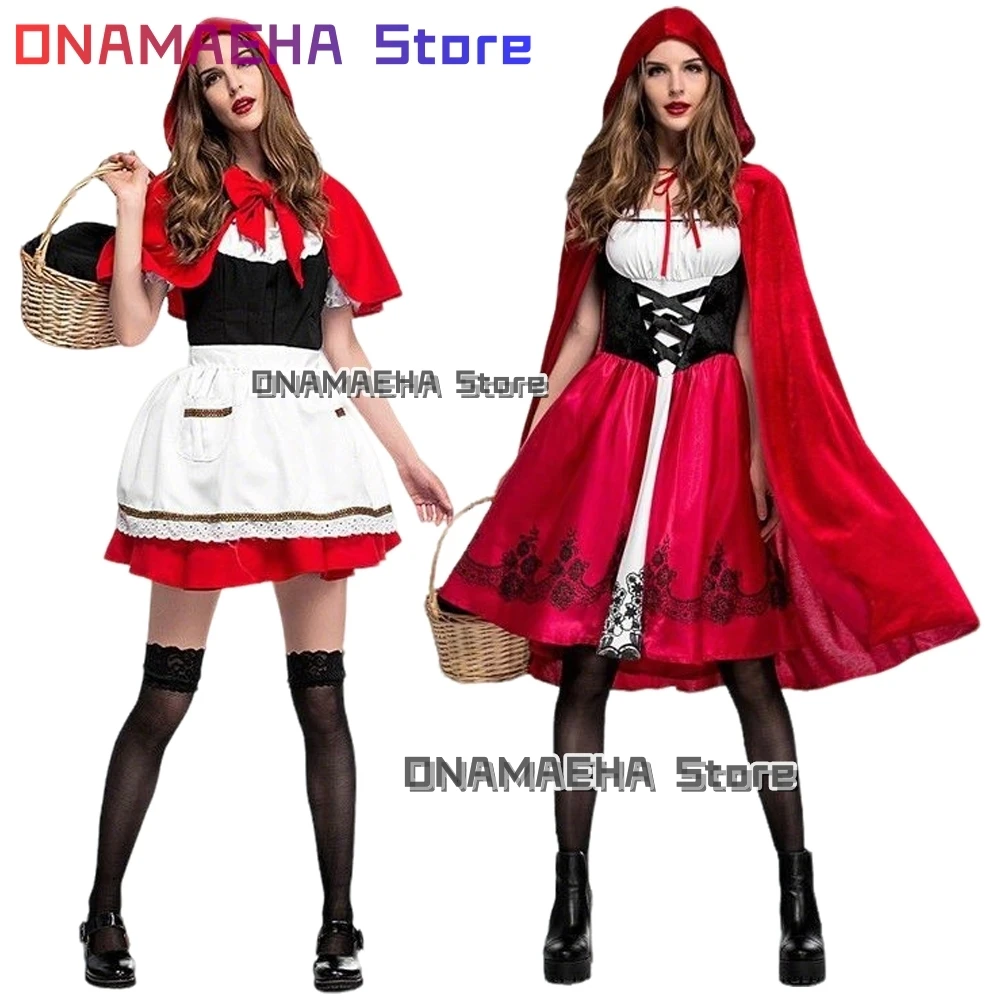 

Halloween Little Red Riding Hood Cosplay Costume Girls Personality Cosplay Game Uniform Halloween Stage Performance Clothing