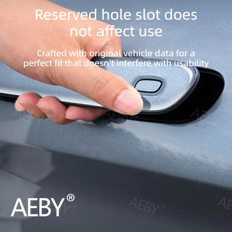 

For BYD Sealion 7 2024 Car Outside Door Handle Cover,Anti-scratch protective film,Anti-Scratch Car Trim,Exterior door handle