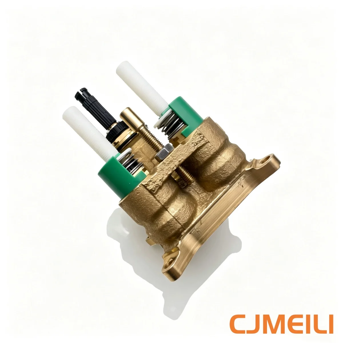 15763007 Brass Installation Unit, Concealed Thermostatic Shower Mixer Upper Valve Body Assembly, Wall‑mounted Faucet Spare Parts