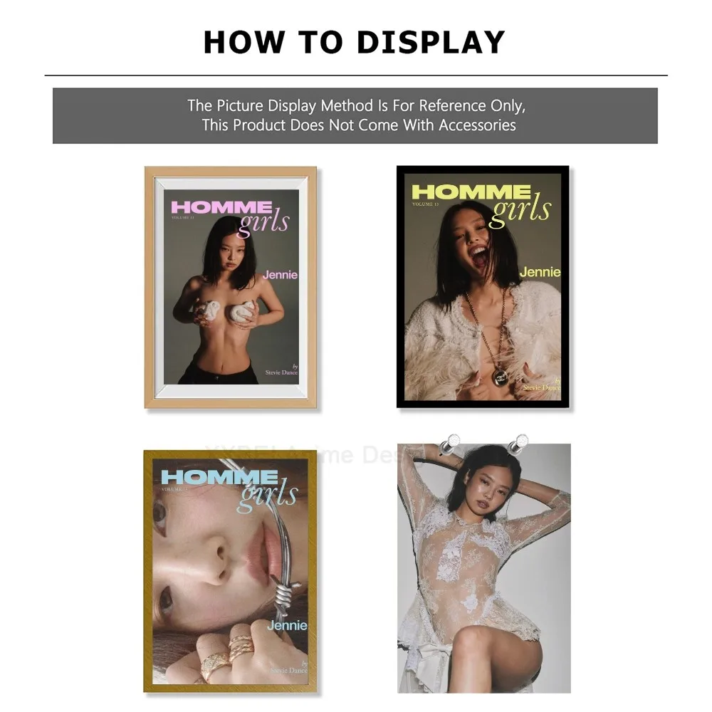 ديكور المنزل الحديث جيني للرجال الفتيات صور ملصق غرفة نوم السرير جدار قماش غرفة المعيشة #6