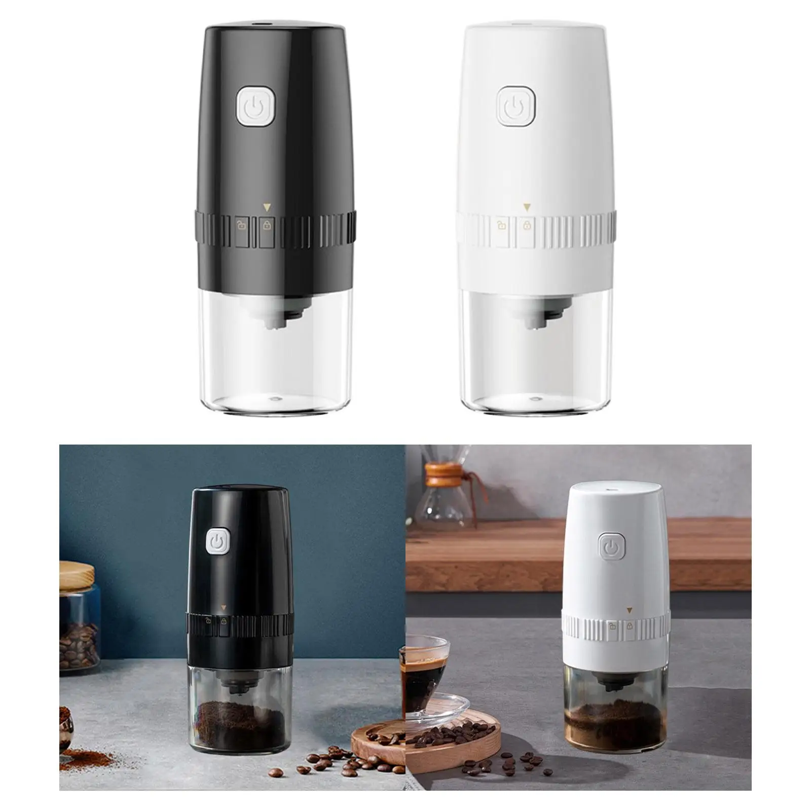 Electric Coffee Grinder Multipurpose Grind Setting Tool Espresso Bean Mill