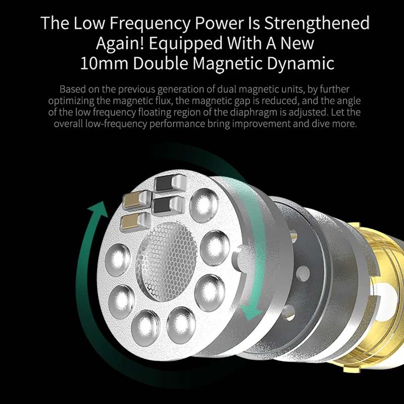 سماعات KZ ZSX Terminator المعدنية 5BA + 1DD Hybrid 12-driver HIFI Bass مراقبة داخل الأذن وإلغاء