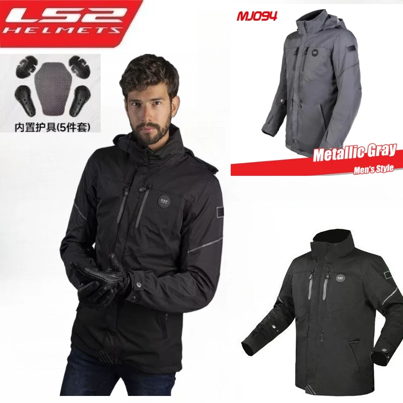 

Оригинальная мотоциклетная куртка LS2 LS2 RAMBLA EVO, зимняя теплая водонепроницаемая мотоциклетная куртка для мужчин и женщин, плащ CE, защита от падения MJ094