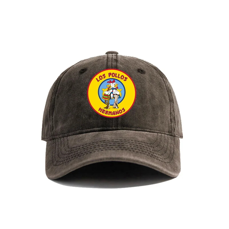 Los Pollos Hermanos Baseball Cap Summer Distressed Dad Chicken Brother Hats Men Outdoor Adjustable Cotton Caps