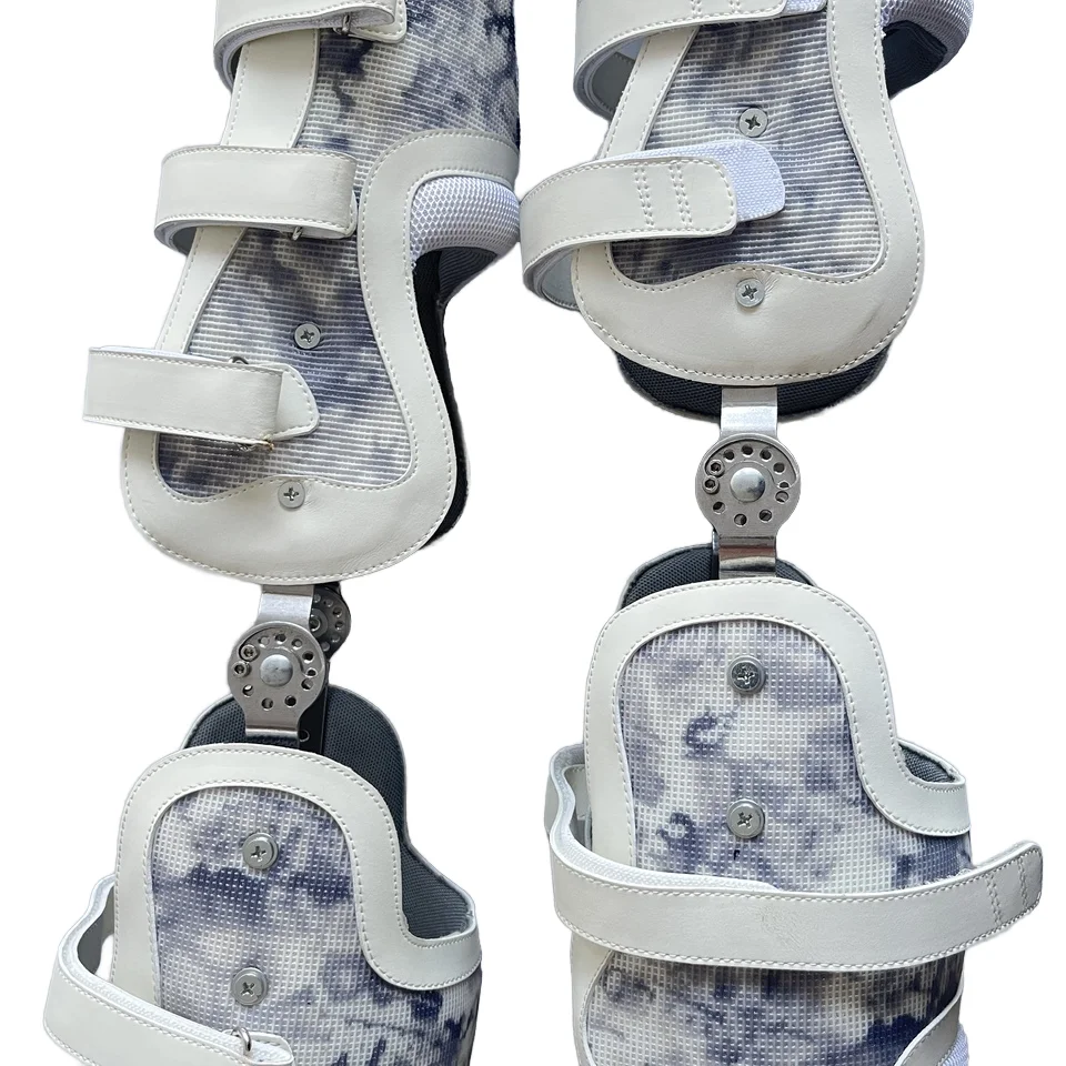 Białe buty korekcyjne o wysokim kroju dla osób z porażeniem mózgowo-sprężynowym Protezujące maszyny ortopedyczne Oddychające