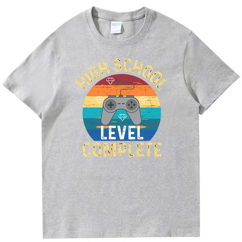 High School Level Complete Gamer T-Shirt Summer Tops & T-Shirt New Arrival Goods New Shirts And T-Shirts Cotton Men's T-Shirts