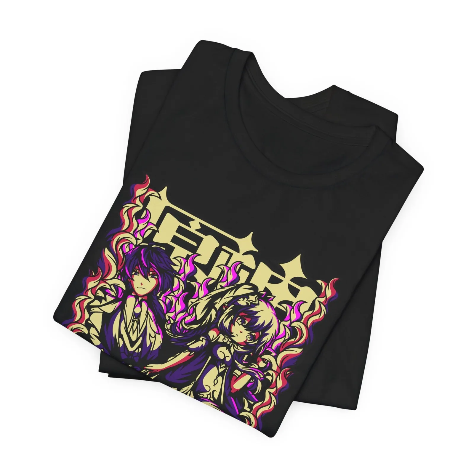 Genshin Impact Tee, Gamer Shirt, Anime Graphic Top, Unisex Jersey Tee, Video