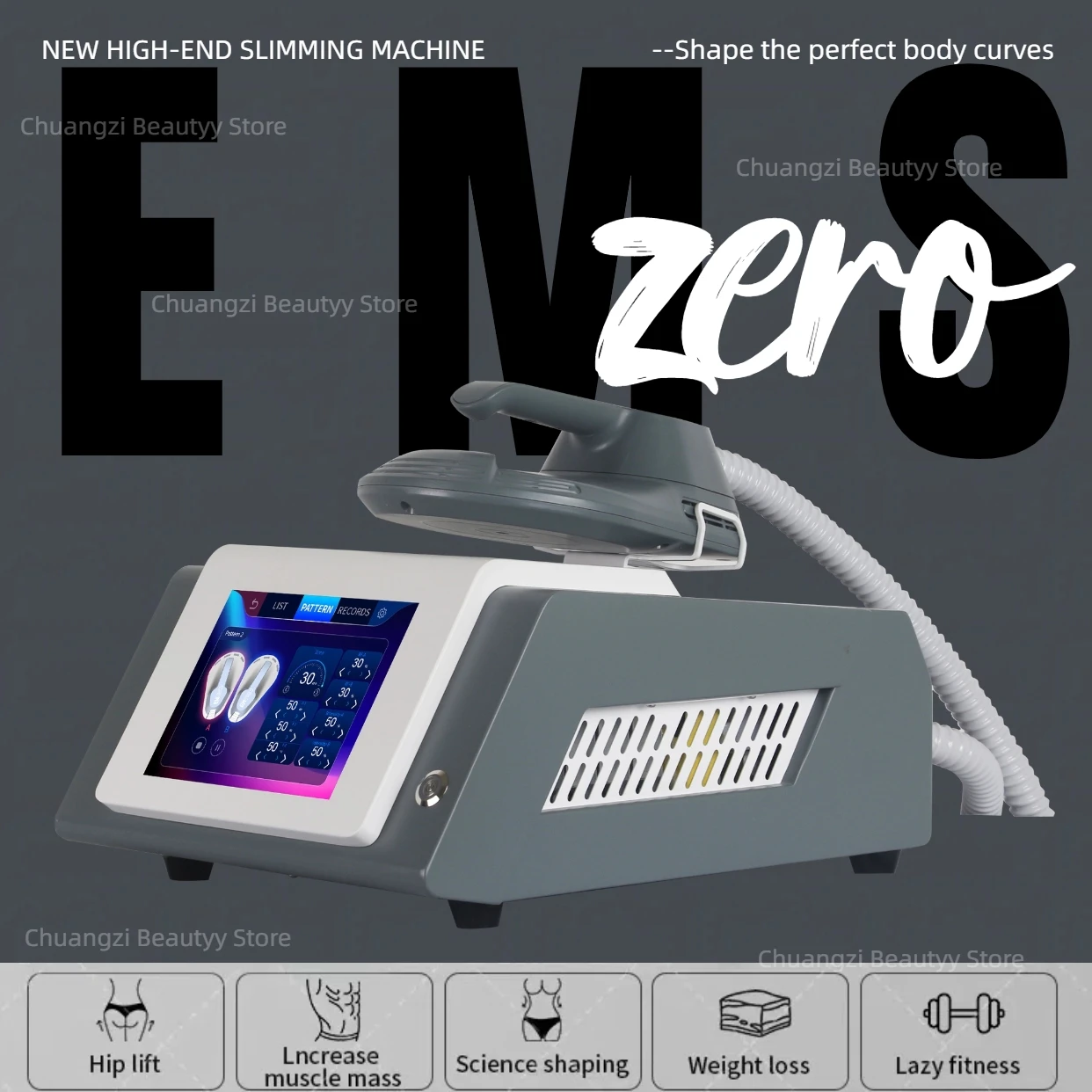 

EMSzero Neo 14Tesla 6500W EMS Portable Muscle Slimming Sculpt Therapy Weight Loss Engraving Body Sculpting Machine Salon