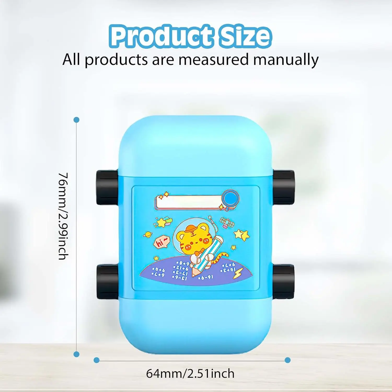 2 in 1 Math Roller Stamp Within 100 Multiplication and Division Dual Head Smart Math Practice Stamps Teaching Stamps for Kids