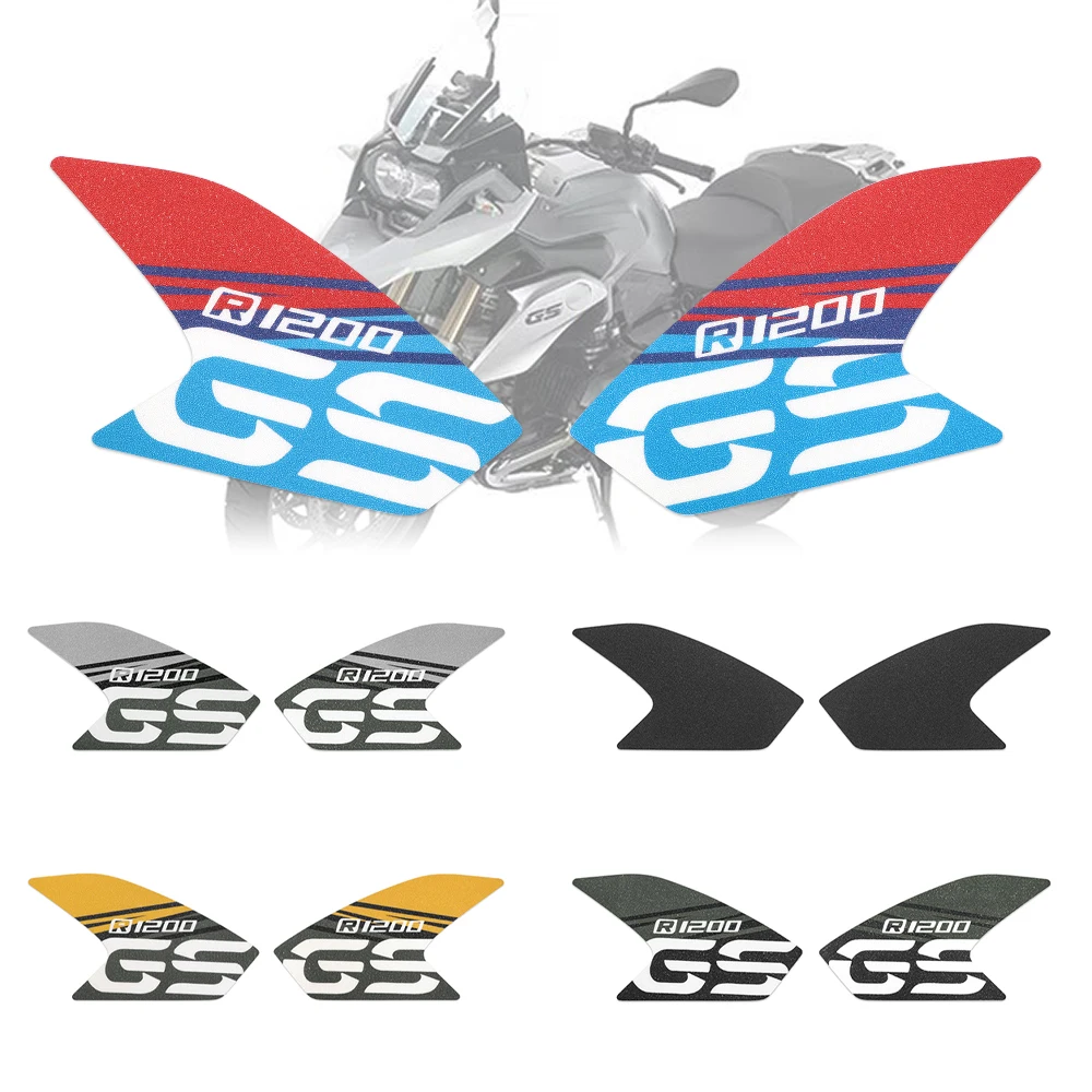 دراجة نارية خزان الوقود وسادة ملصق لسيارات BMW R1200GS R1200 GS R 1200 GS 2013-2017 دراجة نارية متجمد الجانب الركبة حماية ملصقات #1