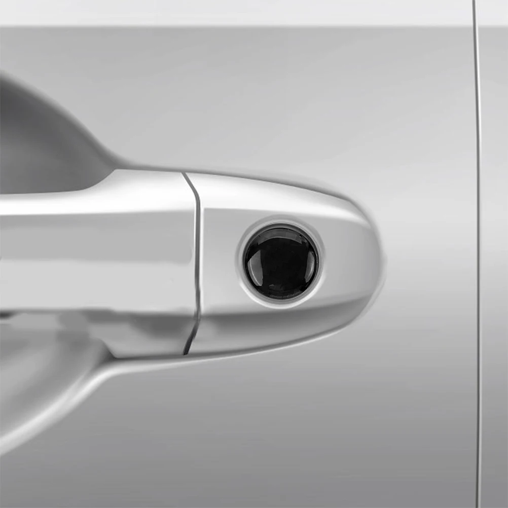 

12 Pcs Car Escutcheon Sticker Stickers Door Lock Protective Cover Hole Pvc Portector Protector Automotive Keyhole