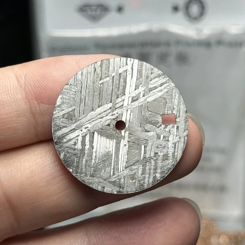 Natuurlijke groene malachiet 28,5x0,4 mm NH34 NH35 NH36 wijzerplaat meteoriet blauwe zandsteen wijzerplaat