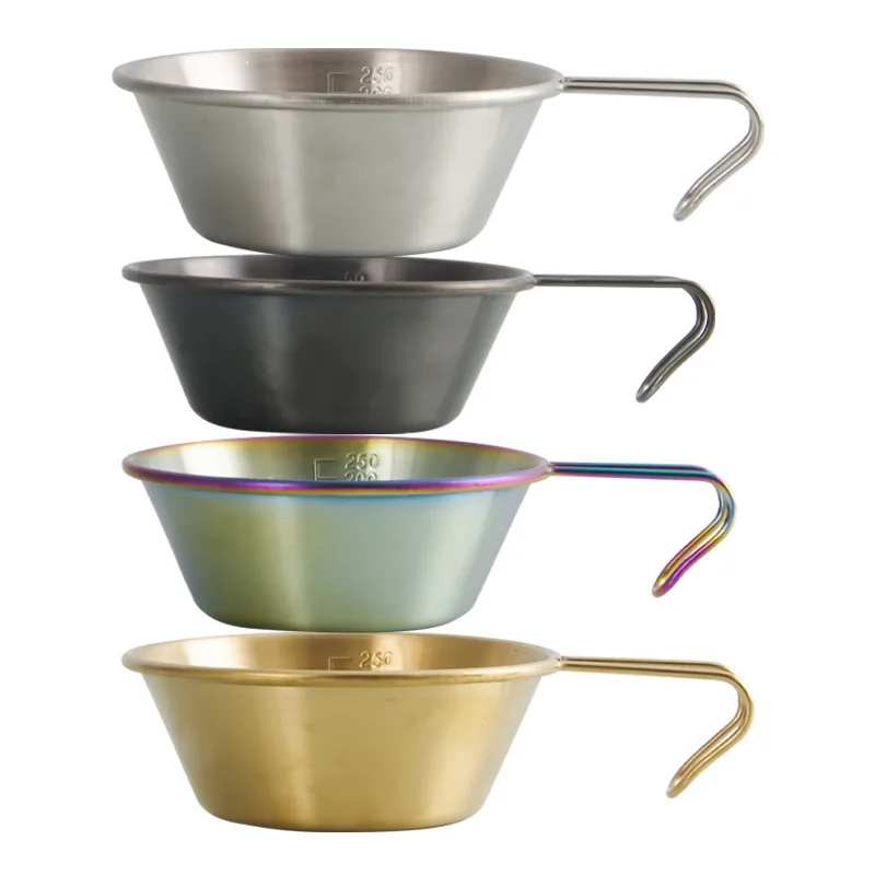 الفولاذ المقاوم للصدأ 304 وعاء التخييم في الهواء الطلق وعاء متعدد الوظائف نزهة المحمولة التخييم مجموعة الطبخ #1