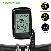 NEWBOLER GPS Odometer Cycling Bike Computer Riding Wireless Speedometer Support Powermeter 2.4 Inch Screen Bicycle Accessories