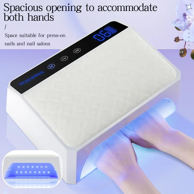 2023 New Arrival 178w pro cure wireless dual light rechargeable cordless sun uv led gel dryer nail lamp for salon manicure