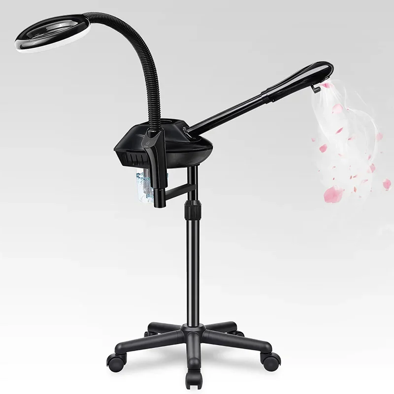 110V/220V Professional Facial Nano Steamer, Facial Care Tool, Upright Facial Steamer, Deep Cleansing and Pore Opening