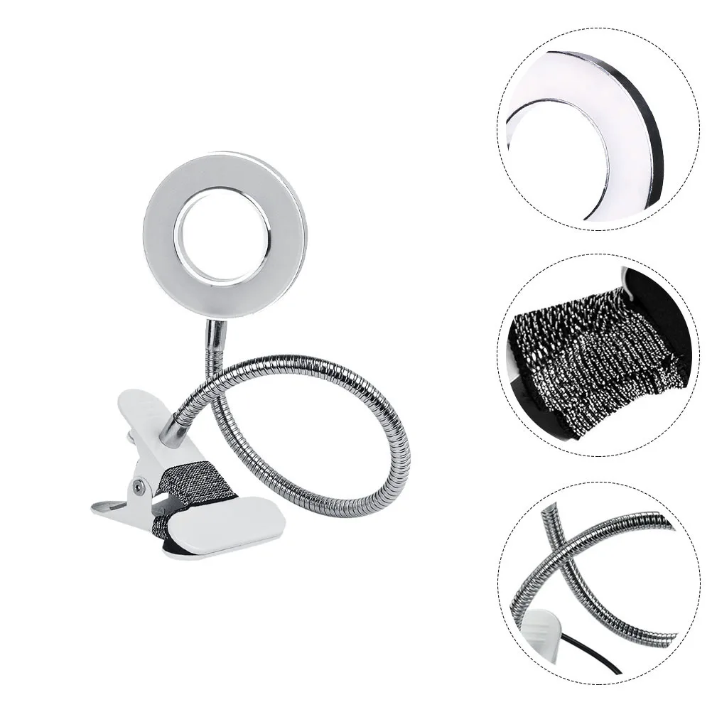 

1pc Led Nail Beauty Lamp Folding Desktop Light For Manicure Eyelash Shop No Shadow Illumination Portable Small Night Light