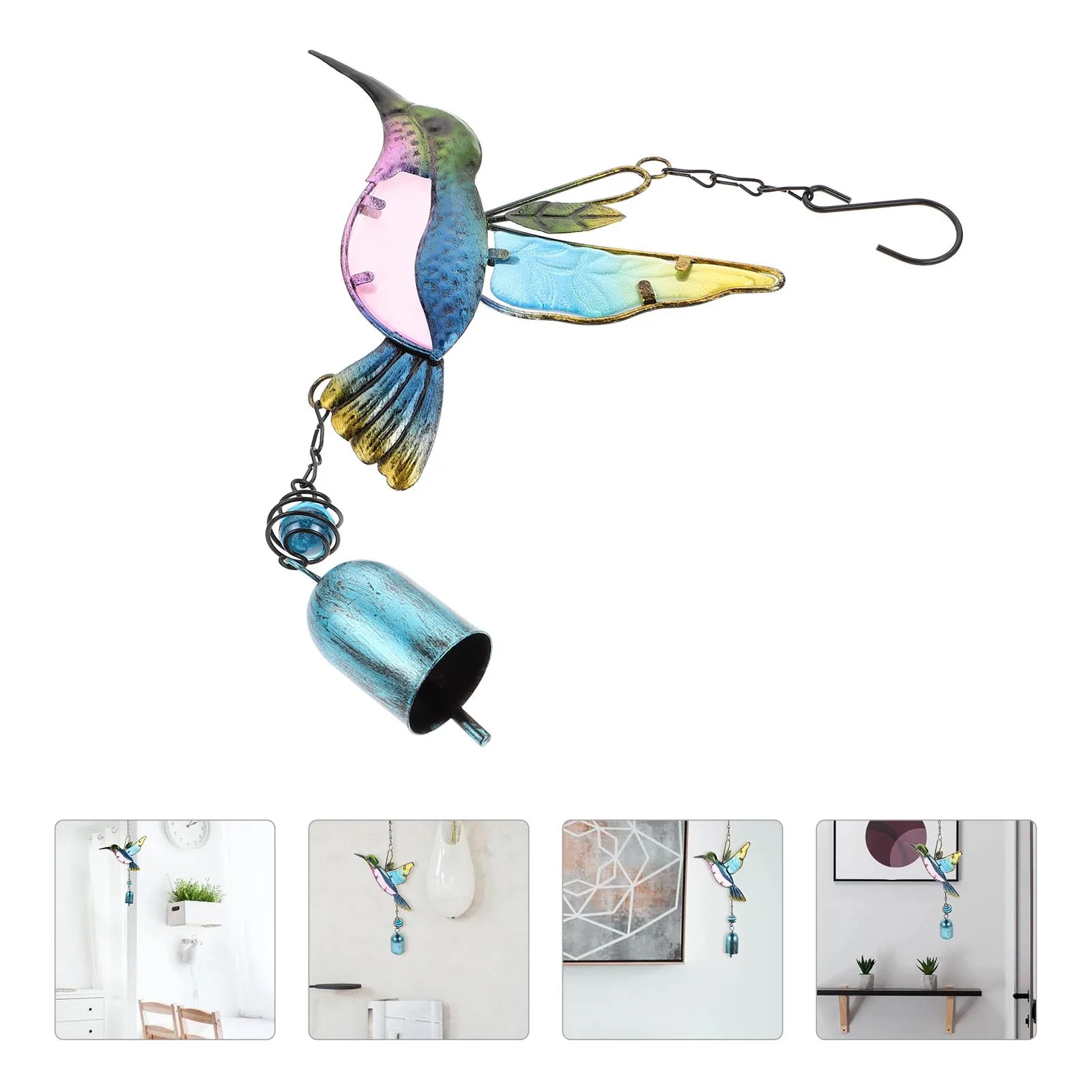 

Hanging Decoration Wind Chime Pendant Garden for outside Ornament Bird Windchimes Housewarming Retro