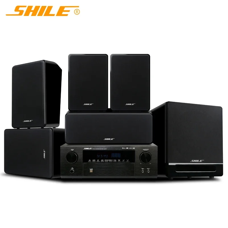 5.1 HD Home Theater 3D Surround Sound Stereo System With 480W Amplifier & 10 Inches Subwoofer & Speakers (front/rear/center)