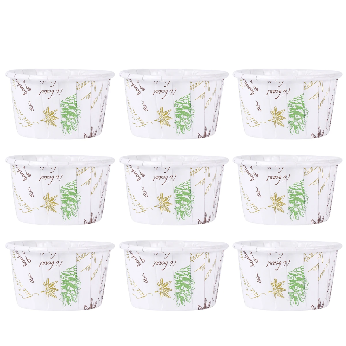

50 Pcs High Temperature Resistant Cake Paper Cups Sturdy Flexible Cupcake Wrapper Muffin Liners Heat Resistant Baking